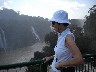 Sue at the falls