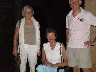 Swansons and Sue waiting for bus