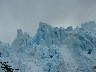 Face of glacier is not smooth