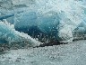 Glacier all made of compacted ice
