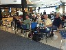 Saying goodbye to Natalie at the airport