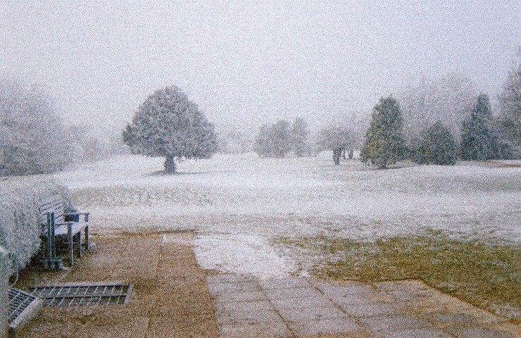 Looking down the 18th