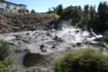 Bubbling mud pools