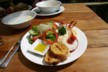 Crayfish salad at the Old Garage in Ward