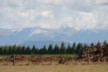 Journey to Oamaru - snow on the mountains