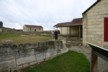 Outside the slaughterhouse on the Totara estate
