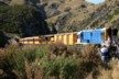 The Taieri Gorge railway train at Hindon