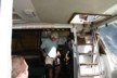 Aboard the shuttle from the underwater observatory