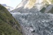 View of the Fox glacier from its end