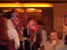 A birthday song to one of the guests