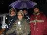 It's snowing while we try to look down Troll fijord