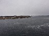 Ice floating in the sea