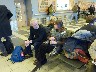 The Hutchinsons at Tromso Airport