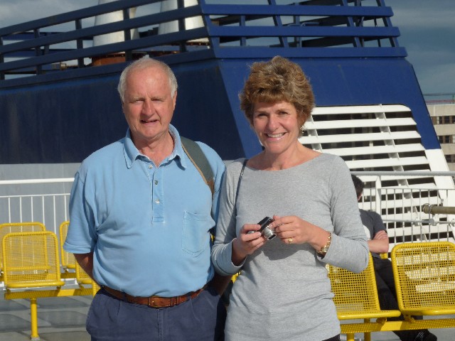Garry and Amanda on board