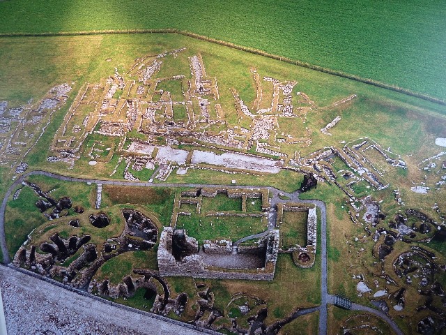 Jarlshof map
