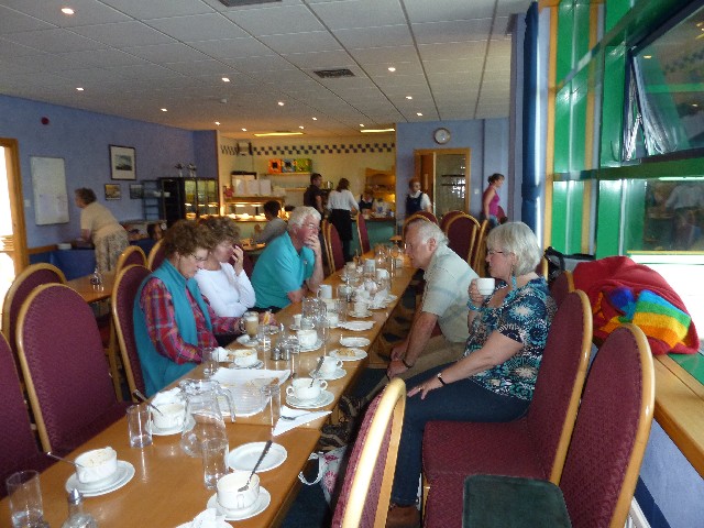 Lunch at Scalloway Fish College