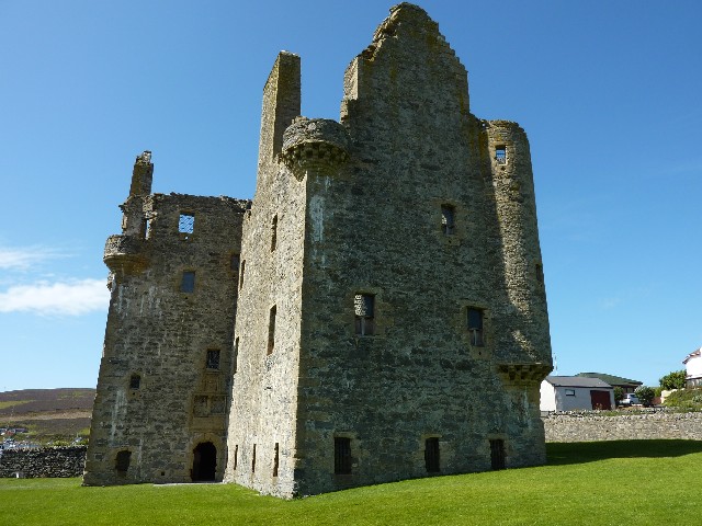 Scalloway Castle built by Patrick Stewart, Earl of Orkney, in 1600