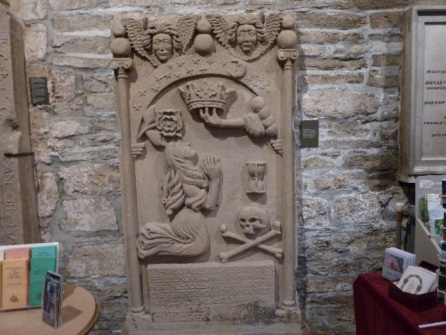 Many old tombs have the skull and cross bones