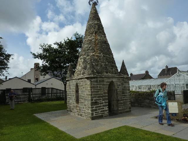 The Groatie house in the museum gardens Kirkwall