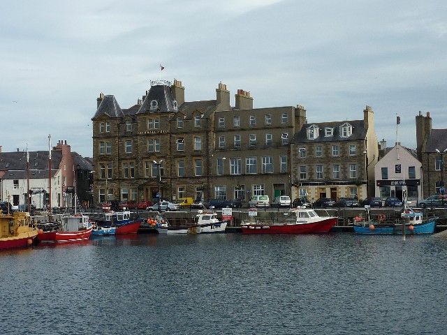 Kirkwall hotel and harbour