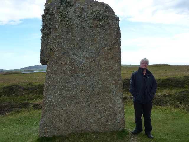 One Brodgar stone to show the size