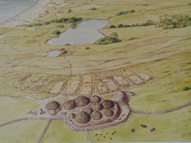 Village of Skara Brae as it may have looked 5000 years ago