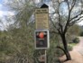 Red traffic lights on golf course