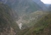 A meandering river