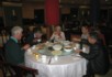 Everyone tucking in