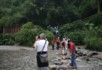 The walk to the monkeys