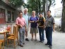 Group photo at the lamb restaurant