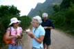 Eating pomelos
