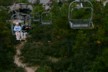 Cable car ascending