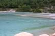 Clear blue river