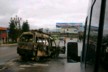 Burnt out minibus