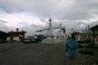 Stupas and prayer flags