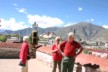 View of the Potala Palace from the roof of the Jokhang Temple