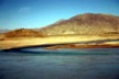 Confluence of a tributary with the Brahmaputra River