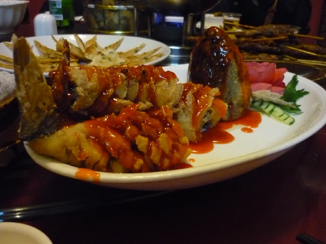 Evening meal fish dish