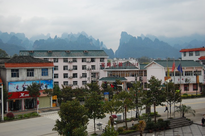 View from the 2nd floor of the hotel