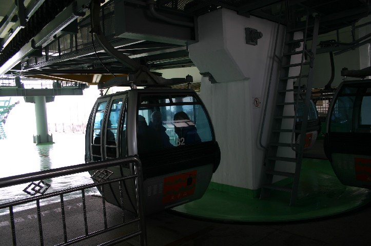 Arriving at the exit area