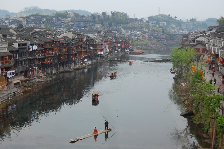 Fenghuang river view from bridge