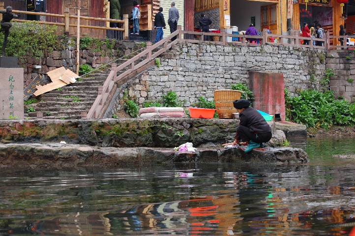 Work must go on despite the tourists