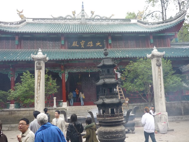 Inside the monastery