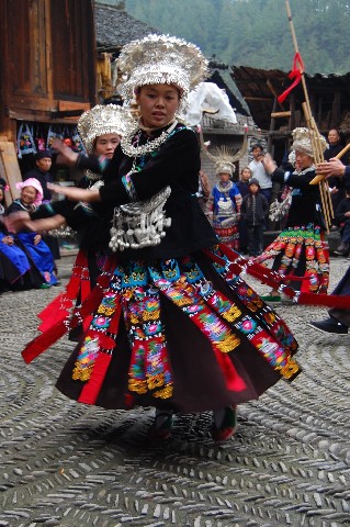 Black long skirted Miao