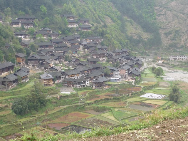 Our next stop is at this village