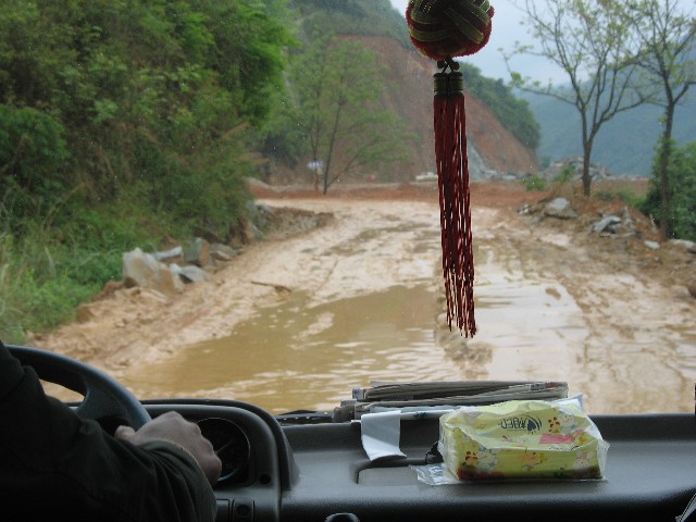 Interesting roads we drove along