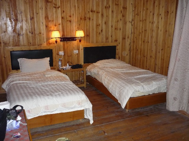 Our room in the Ping An guesthouse