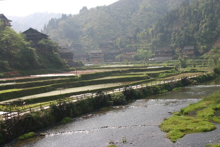 Six waterwheels for the irrigation