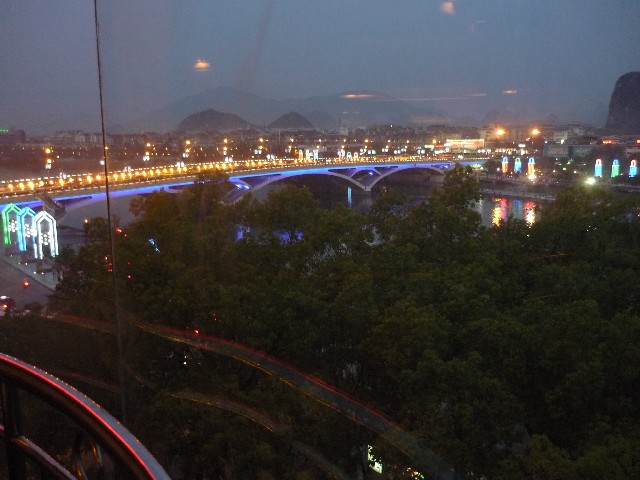 Liberation bridge at night